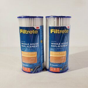 2pk 3M Filtrete 3WH-HDPL-F01 Large Capacity Whole House Water Filter 30 Microns